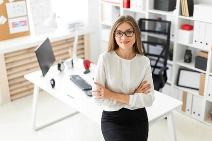 woman in the office