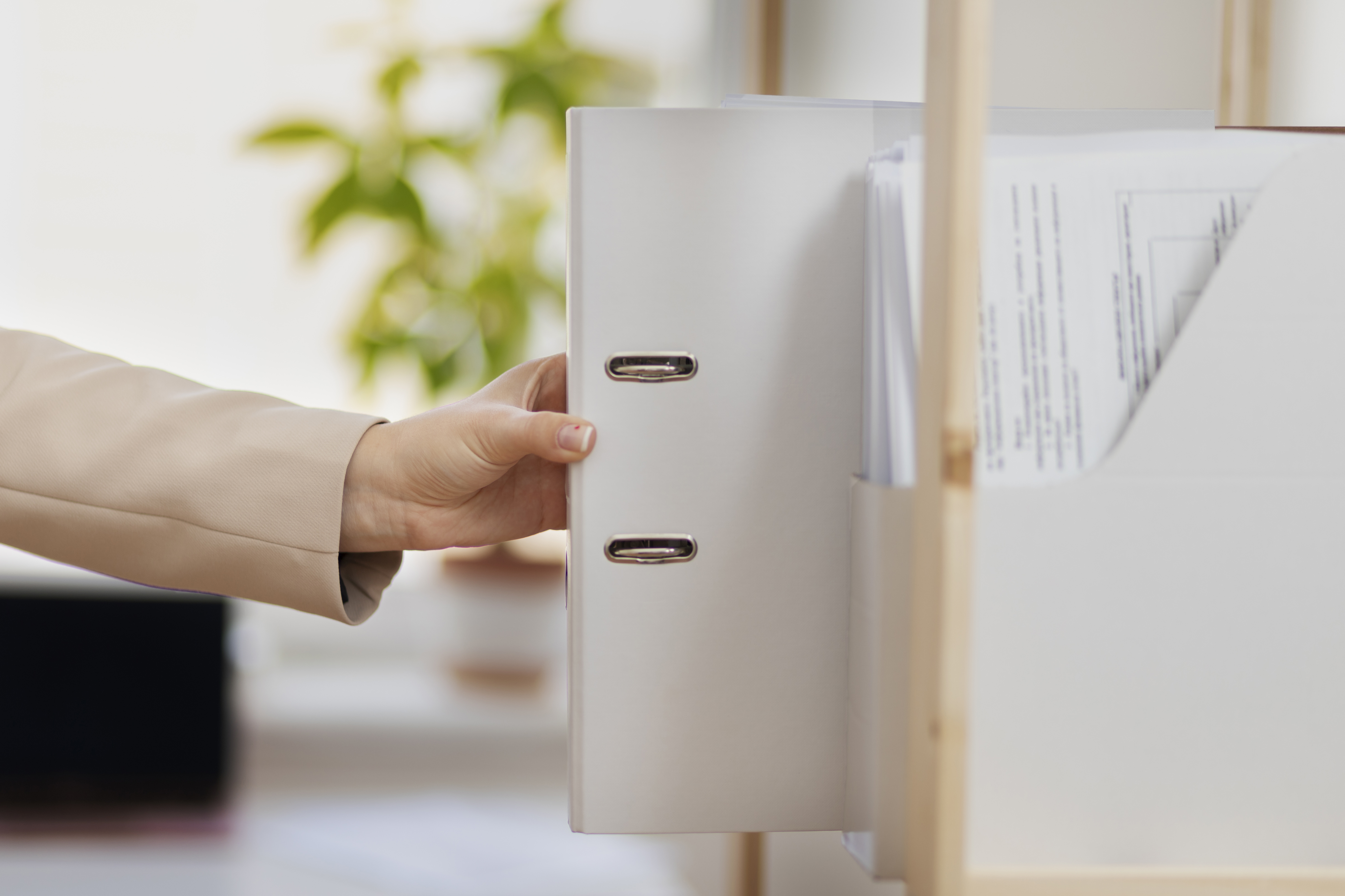 young-adult-organizing-documents