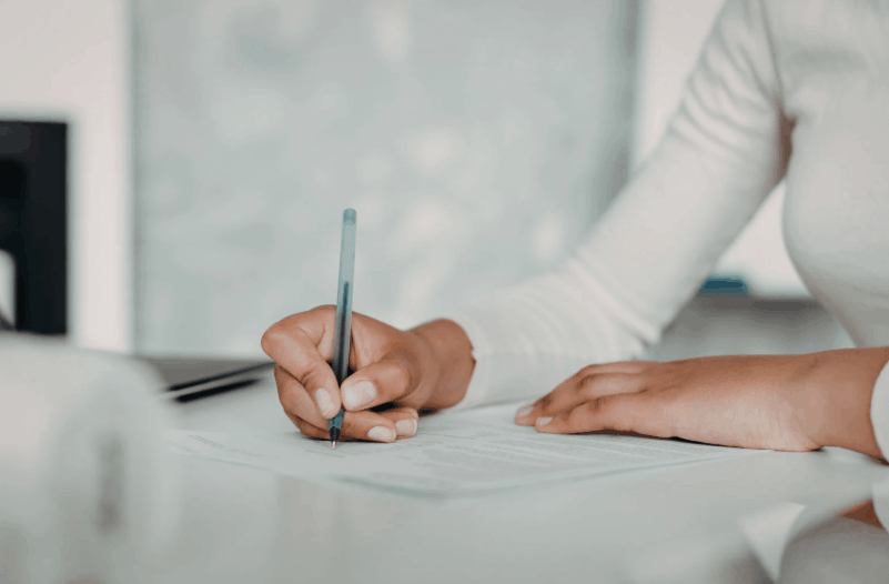 signing of documents